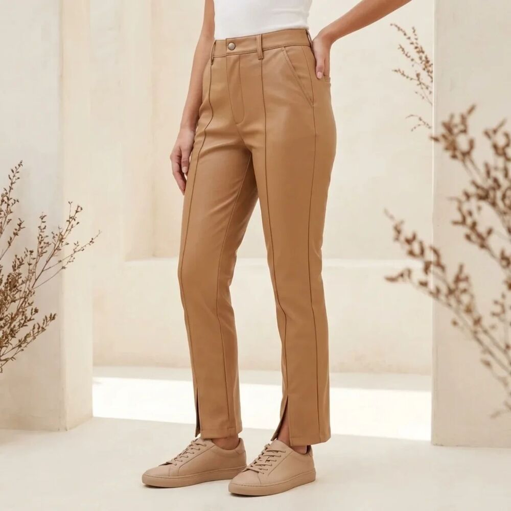 Abercrombie & Fitch camel / tan 100% polyurethane (faux leather / | Sz 27 / 4S